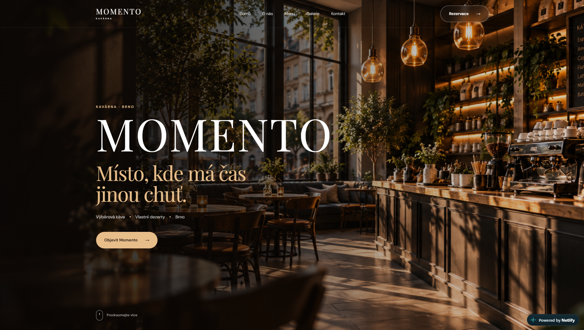 Náhled projektu MOMENTO